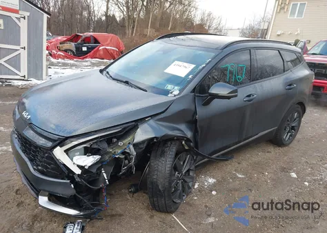 2023 Kia Sportage Hybrid Sx-Prestige z USA, uszkodzony, nr VIN KNDPXCAG3P7012586